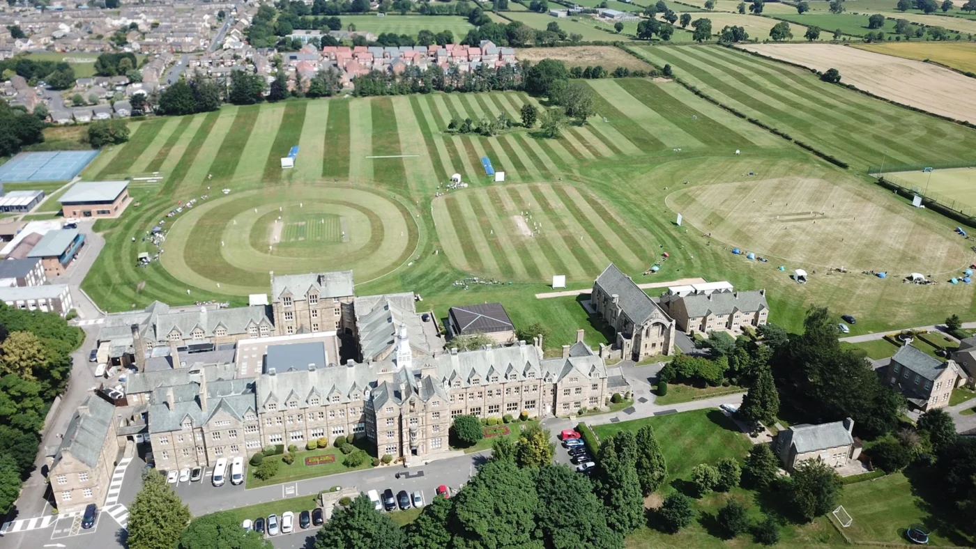 Barnard Castle School overview of the campus.