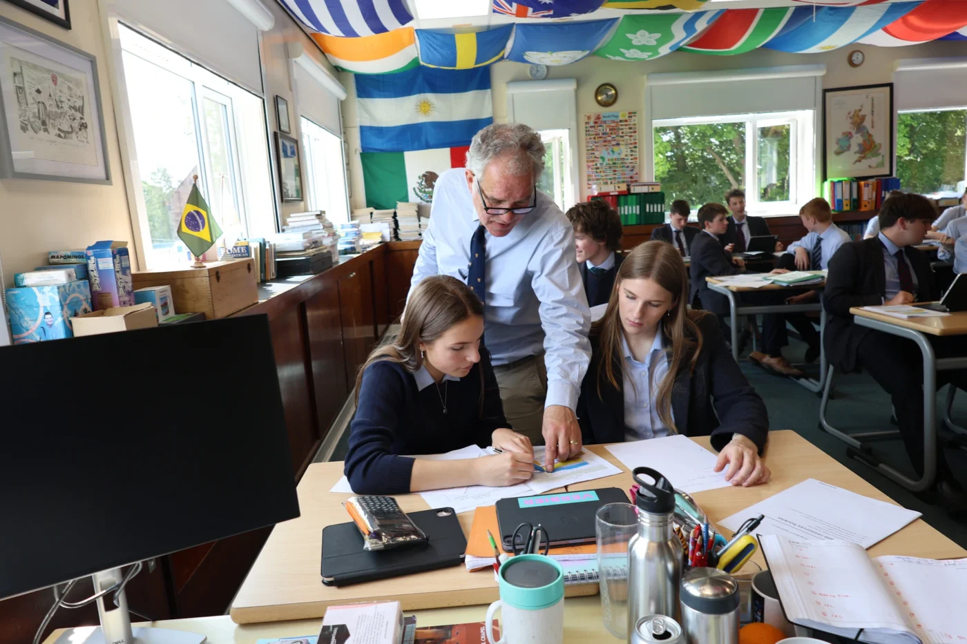 Teach supporting students in classroom.
