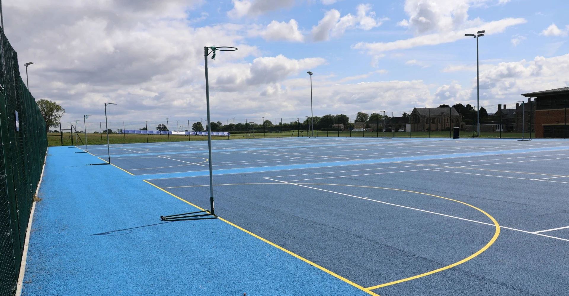 Sports pitch at Barney