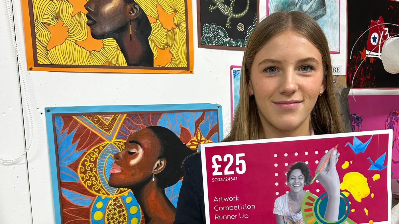 GCSE student wins prize in prestigious national art competition